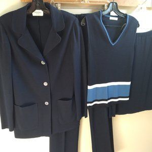 STIZZOLI 4 Piece Navy Knit Outfit